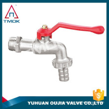 TMOK/OEM yuhuan manufacture BSP thread for hot water bibcock and artistic brass water tap